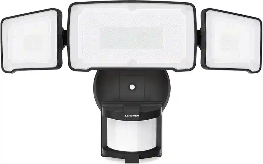 LEPOWER 3-Head LED Security Light