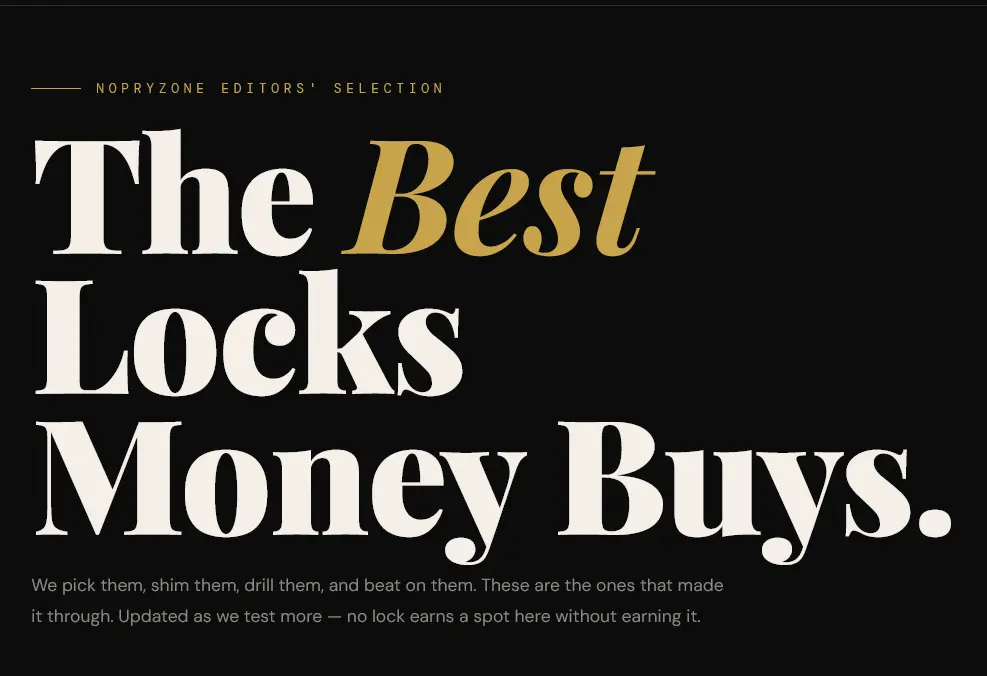 Padlock buying guide