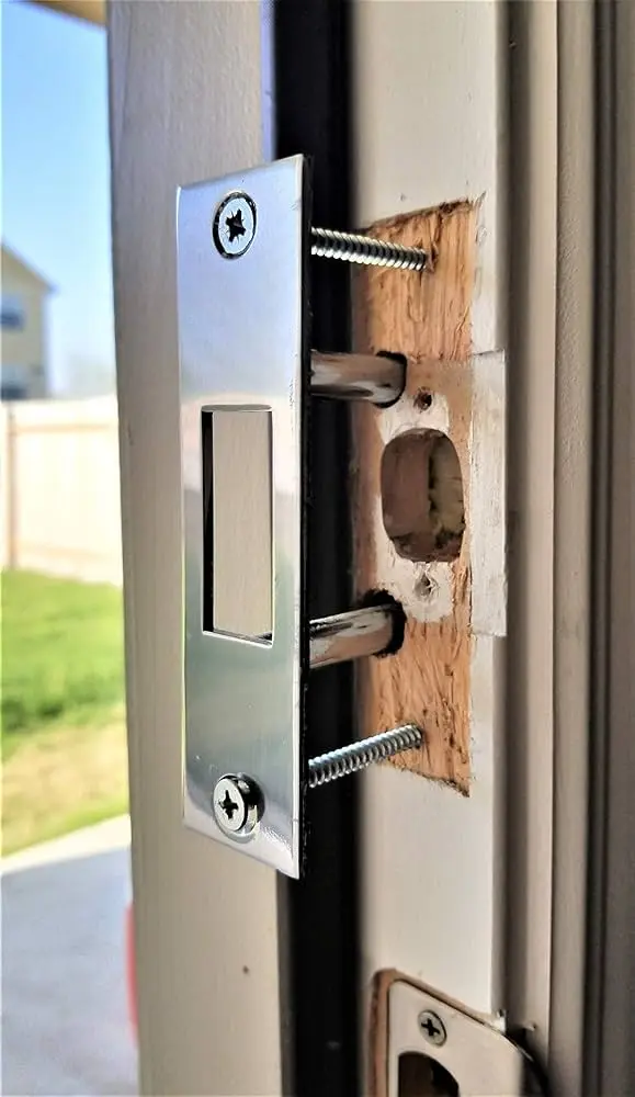 3-inch screws vs standard short screws in a door strike plate