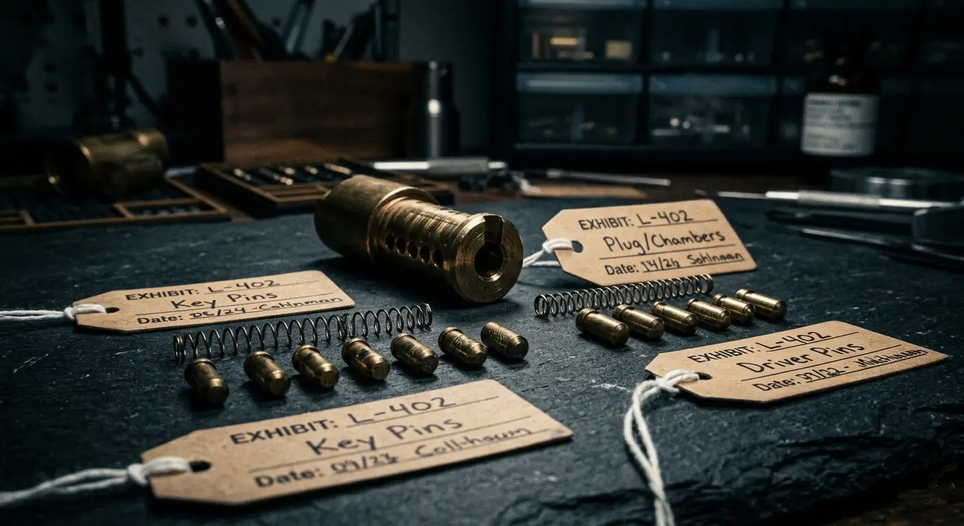 Forensic locksmithing