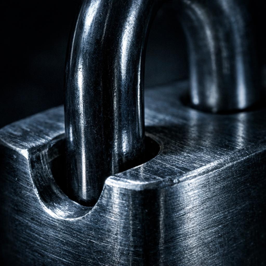High-security padlock anatomy